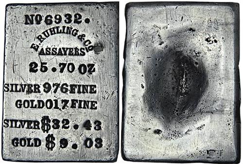 E_ruhling_25.70oz_silver_ingot_obverse