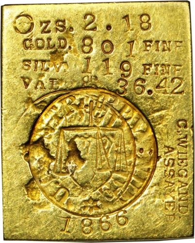 conrad_wiegand_2.18oz_gold_ingot_obverse