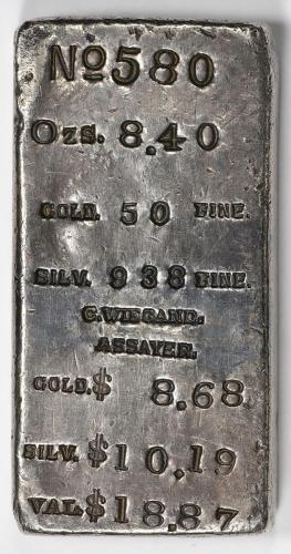 conrad_wiegand_8.40oz_silver_ingot_obverse