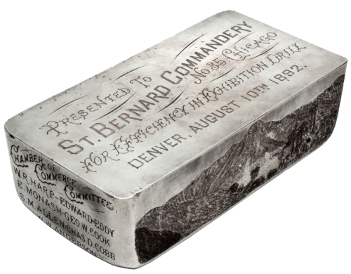 knights_templar_colorado_1892_StBernard_ingot