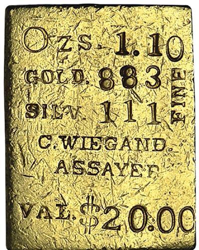 wiegand_1.10oz_20_gold_ingot_obverse